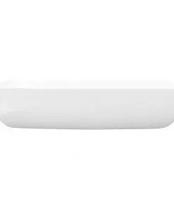 vidaXL Luxury Ceramic Basin Rectangular Sink White 71 x 39 cm
