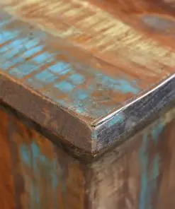 vidaXL Stool Solid Reclaimed Wood