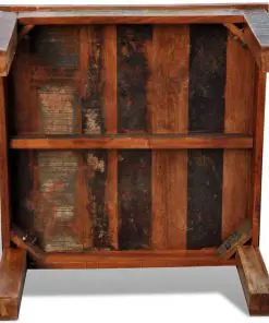 vidaXL Coffee Table Square Reclaimed Wood