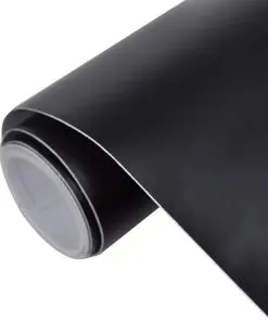 vidaXL Car Film Matt Black 200 x 152 cm Waterproof Bubble Free