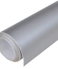 vidaXL Car Film Matt Silver 200 x 152 cm Waterproof Bubble Free
