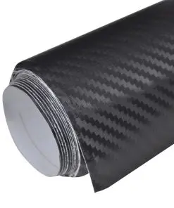 Carbon Fiber Vinyl Car Film 3D Black 152 x 200 cm