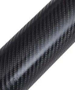 vidaXL Carbon Fiber Vinyl Car Film 4D Black 152 x 200 cm