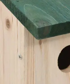 Bird House Nesting Box Wood 4 pcs