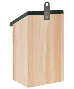 Bird House Nesting Box Wood 4 pcs