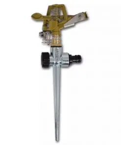 vidaXL Impulse Sprinklers Garden Watering Zinc Metal Spike 2 pcs