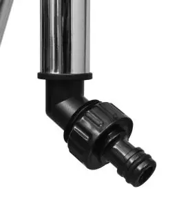 vidaXL Impulse Sprinkler Garden Watering Zinc on Tripod Base