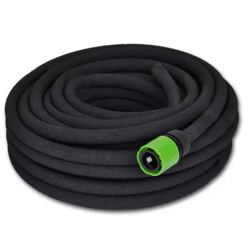 vidaXL Soaker Hose Watering & Irrigation Garden 1/2″ Connector 25 m