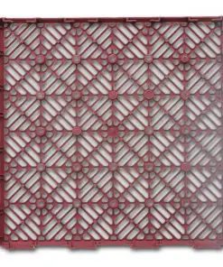 vidaXL Garden Tiles Plastic Floor Tiles 29 x 29 cm 24 pcs