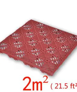 vidaXL Garden Tiles Plastic Floor Tiles 29 x 29 cm 24 pcs