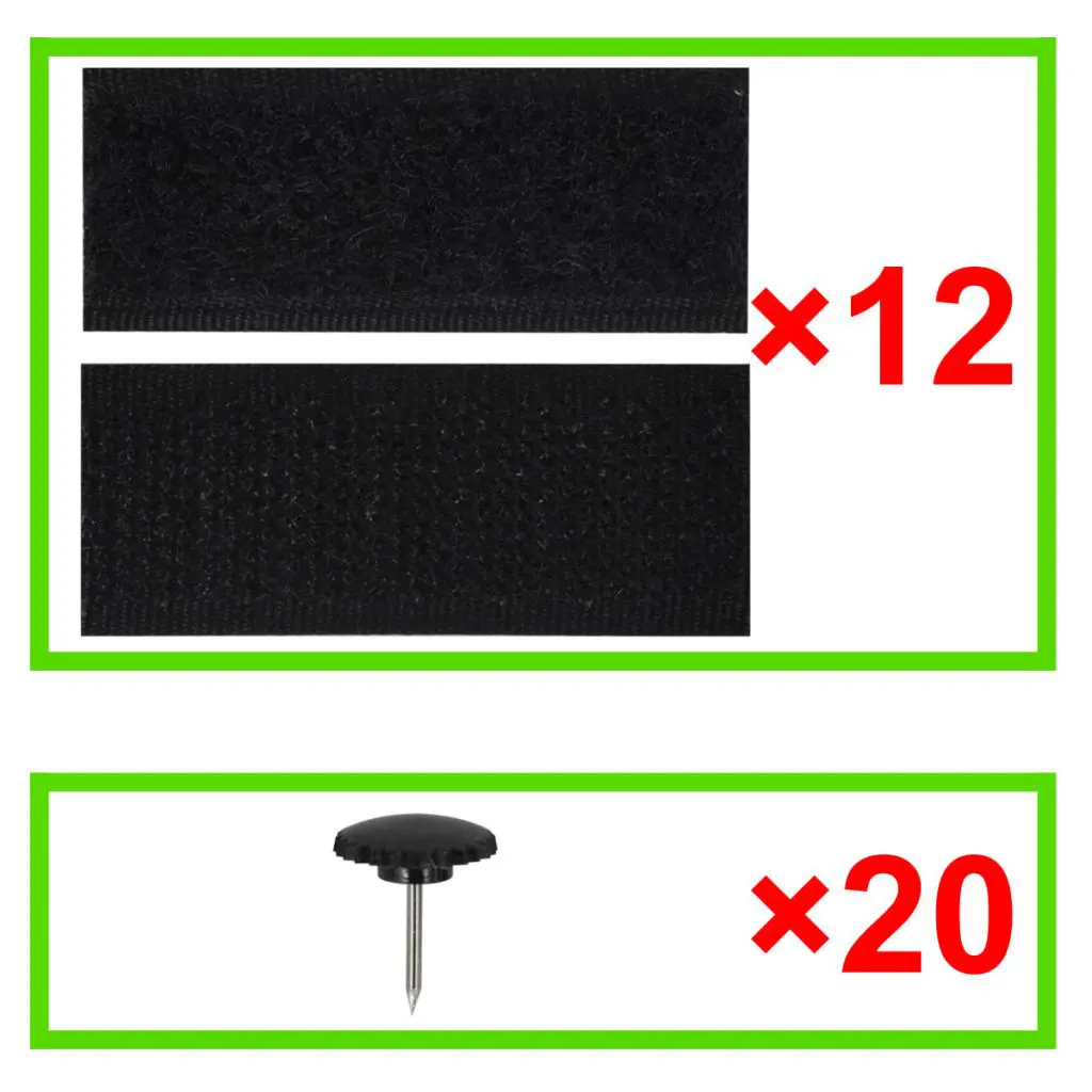 vidaXL Insect Door Curtain 210 x 100 cm 2 pcs Magnet Black