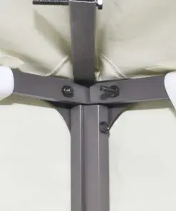 vidaXL Waterproof Gazebo Cover Canopy 310 g / m² Cream White 3 x 3 m