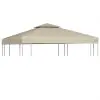 Water-proof Gazebo Cover Canopy Replacement 310 g / m² Beige 3 x 3 m Water-proof Gazebo Cover Canopy Replacement 310 g / m² Beige 3 x 3 m