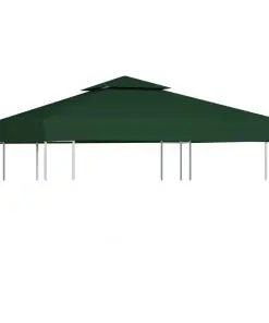 Water-proof Gazebo Cover Canopy 310 g / m² Green 3 x 3 m