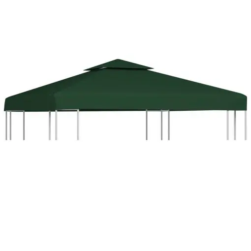 Water-proof Gazebo Cover Canopy 310 g / m² Green 3 x 3 m