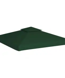 Water-proof Gazebo Cover Canopy 310 g / m² Green 3 x 3 m