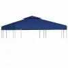 Water-proof Gazebo Cover Canopy 310 g / m² Dark Blue 3 x 3 m