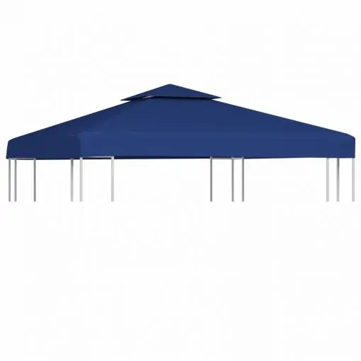 Water-proof Gazebo Cover Canopy 310 g / m² Dark Blue 3 x 3 m