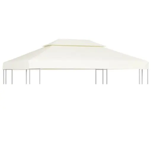 Water-proof Gazebo Cover Canopy 310 g / m² Cream White 3 x 4 m