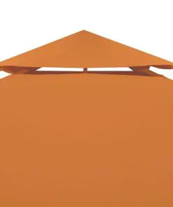 Water-proof Gazebo Cover Canopy 310 g/m² Terracotta 3 x 4 m