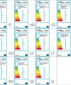 Ceiling Lamp with Glass Shades on Waving Rail for 3 E14 Bulb