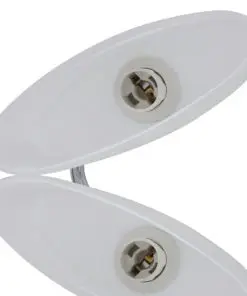 Ceiling Lamp with Ellipsoid Glass Shades for 4 E14 Bulbs