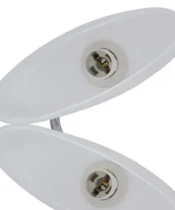 Ceiling Lamp with Ellipsoid Glass Shades for 6 E14 Bulbs