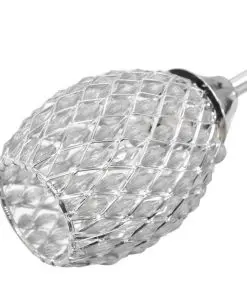 Ceiling Lamp with White Acrylic Crystal Shades for 3 G9 Bulb