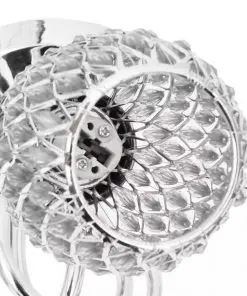 Ceiling Lamp with White Acrylic Crystal Shades for 3 G9 Bulb