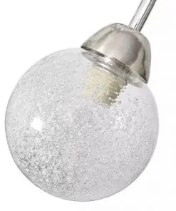 Ceiling Lamp with Round Glass Shades for 5 G9 Bulbs