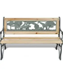vidaXL Children Garden Bench 84 cm Wood
