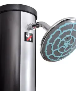 vidaXL Outdoor Solar Shower with Shower Head and Faucet 35 L