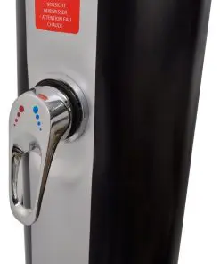 vidaXL Outdoor Solar Shower with Shower Head and Faucet 35 L