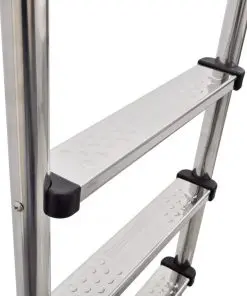 vidaXL Pool Ladder 3 Steps Stainless Steel 120 cm