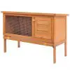 vidaXL Outdoor Rabbit Hutch 1 Layer Wood