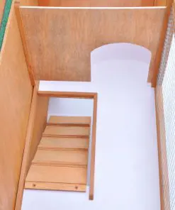 Outdoor Rabbit Hutch Small Animal House Pet Cage 1 Door Wood