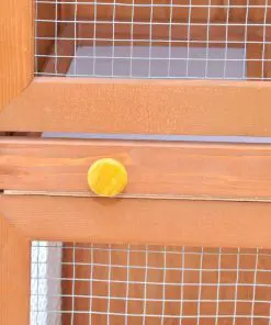 Outdoor Rabbit Hutch Small Animal House Pet Cage 1 Door Wood