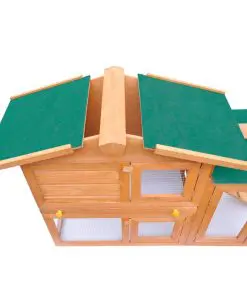 Outdoor Large Rabbit Hutch Small Animal House Pet Cage Wood