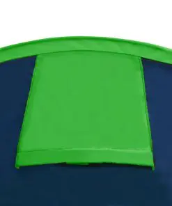 Camping Tent 4 Persons Navy Blue/Green