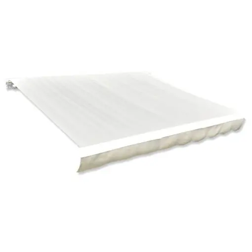 vidaXL Awning Top Sunshade Canvas Cream 4 x 3 m