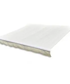 vidaXL Awning Top Sunshade Canvas Cream 4 x 3 m