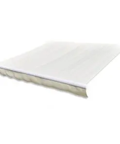 vidaXL Awning Top Sunshade Canvas Cream 6x3m