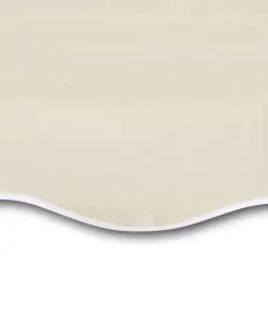vidaXL Awning Top Sunshade Canvas Cream 6x3m