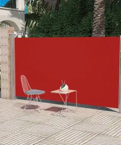 Patio Terrace Side Awning 180 x 300 cm Red