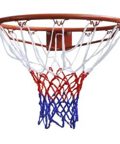 vidaXL Basketball Goal Hoop Set Rim with Net Orange