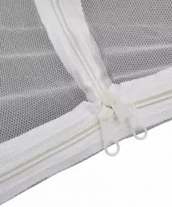 Mongolia Net Mosquito Net 2 Doors 200 x 120 x 130 cm White