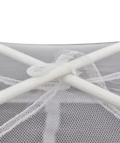 Mongolia Net Mosquito Net 2 Doors 200 x 180 x 150 cm White