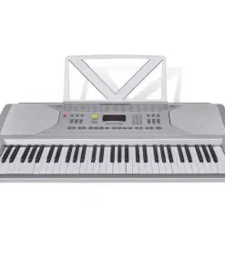 61 Piano-key Electric Keyboard with Music Stand