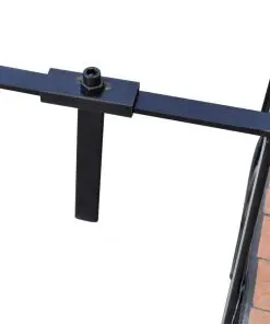 vidaXL Hanging Balcony Table Terracotta Mosaic