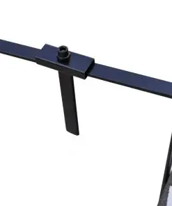 vidaXL Hanging Balcony Table Black and White Mosaic